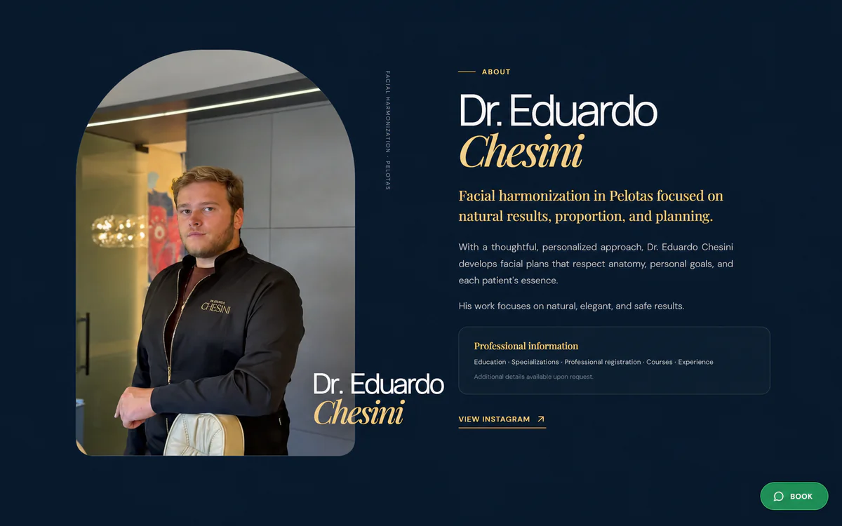 About Dr. Eduardo Chesini in English